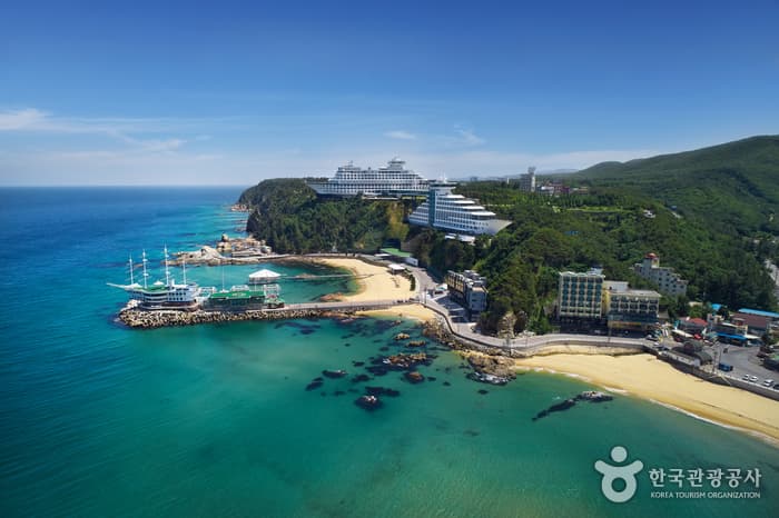 正東津海辺（정동진해변）